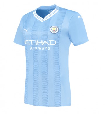 Manchester City Primera Equipación Mujer 2023-24 Manga Corta